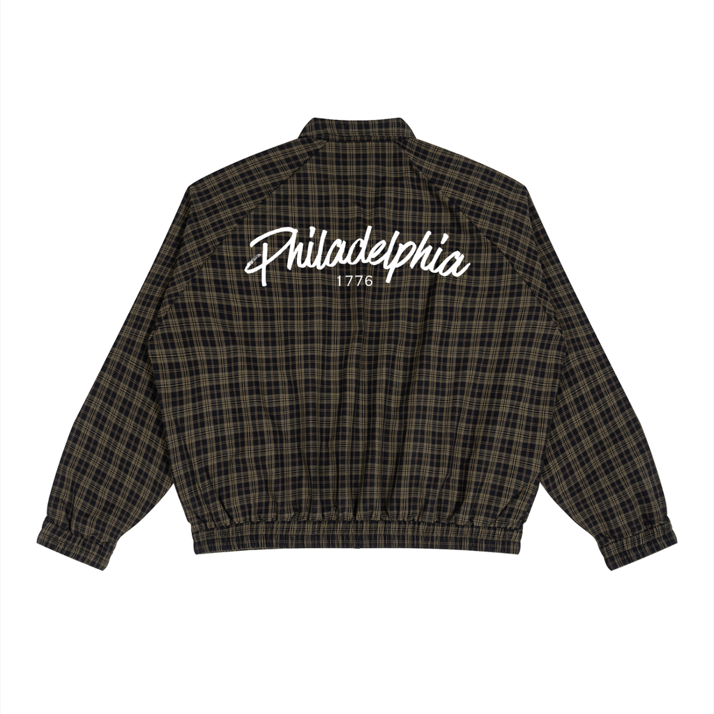 Philadelphia Unisex Plaid Full-Zip Track Jacket