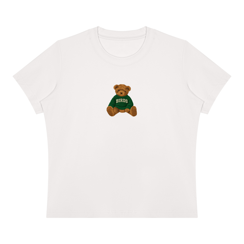"Birds" Teddy Bear Baby Tee